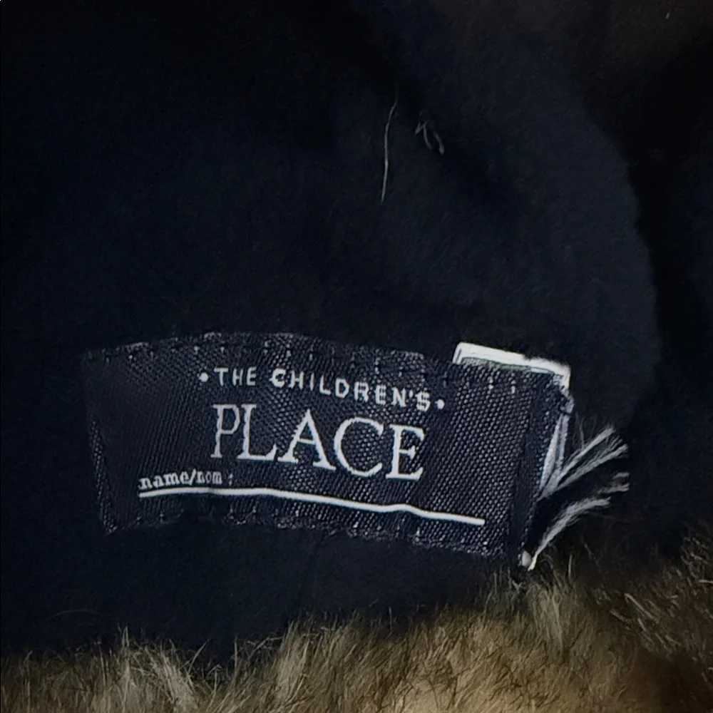 The Children's Place Colorful Dinosaur Hat with Faux Fur